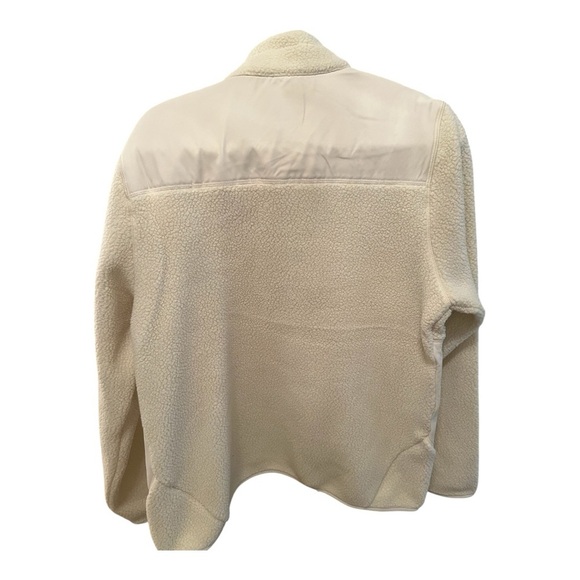 Cuts Cream Sherpa Full zip polar jacket NWT - Picture 5 of 7